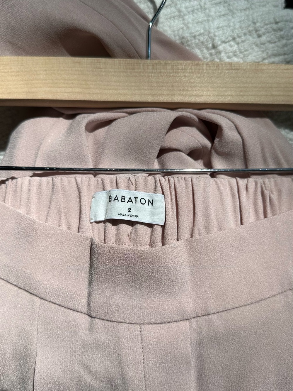 Aritzia Babaton Rose Blush Pant